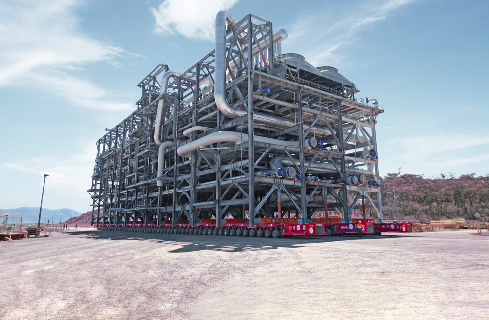 SPMT 挪动万吨器件