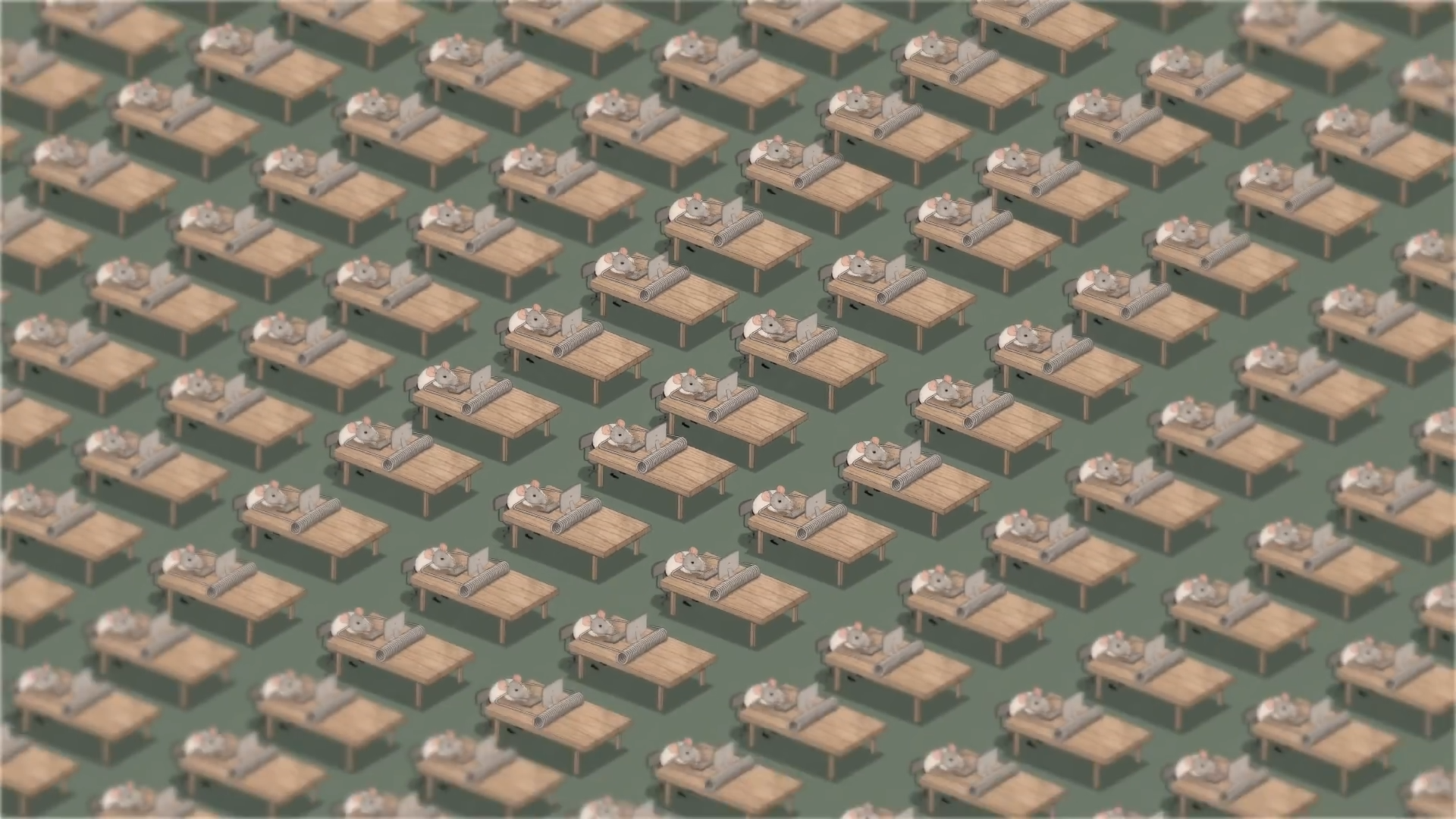 这样被困住的老鼠有成千上万