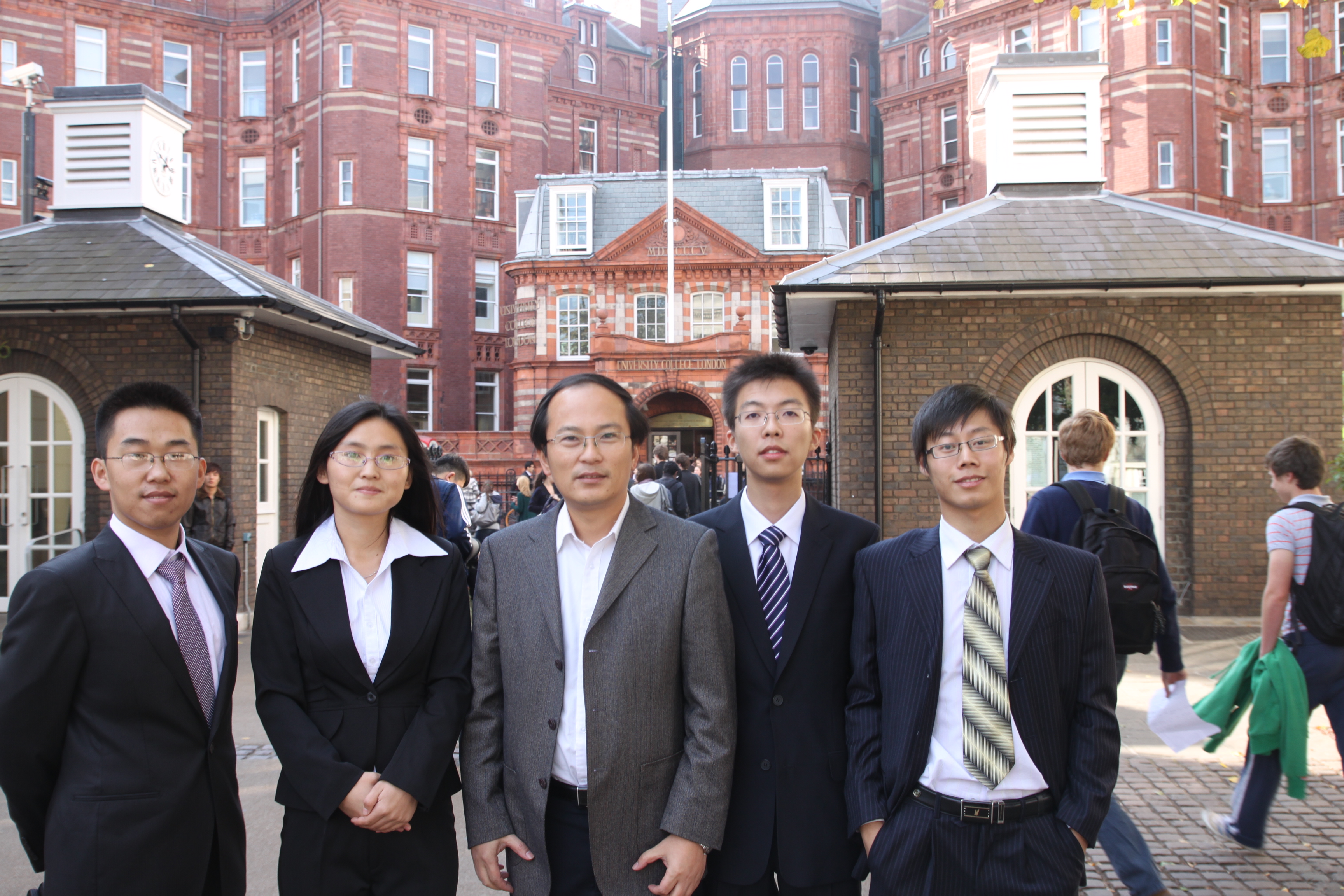 和冯林老师的合影