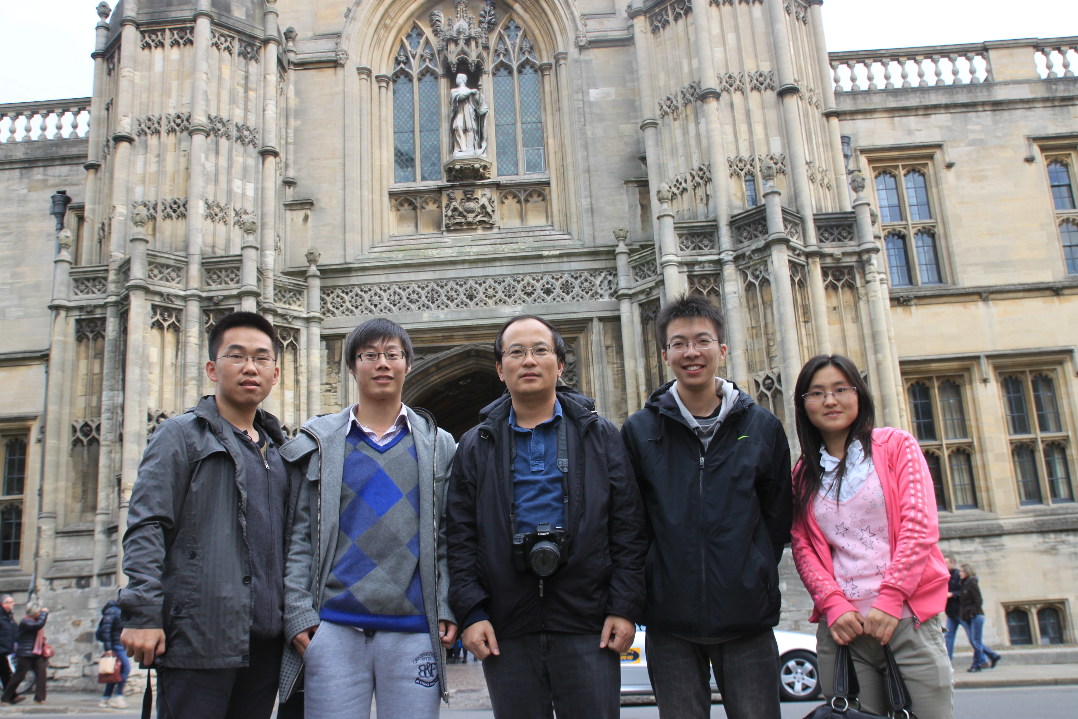 和冯林老师的合影