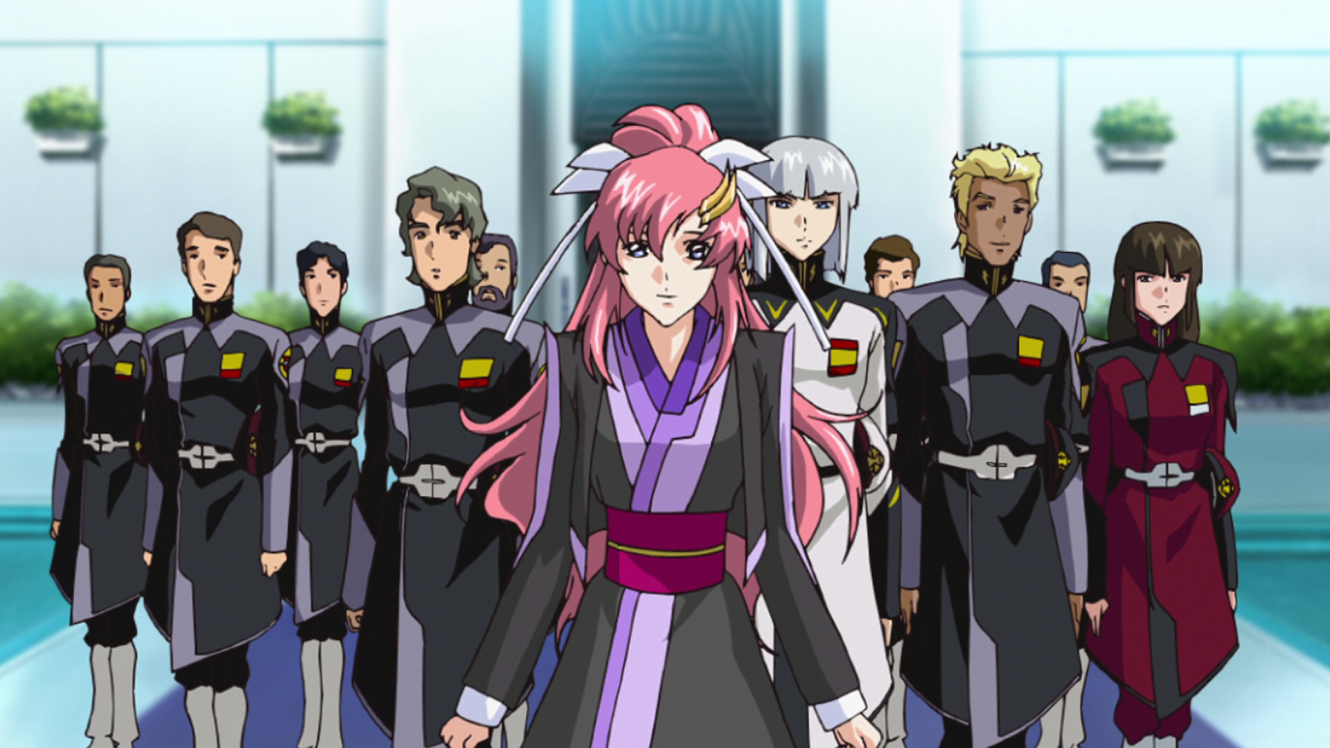 机动战士高达 SEED Destiny EP50 拉克丝身着议员服