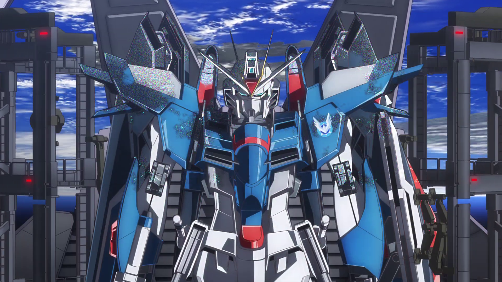 基拉的新机体依旧是VPS装甲，新机体叫作 Rising Freedom，不好听