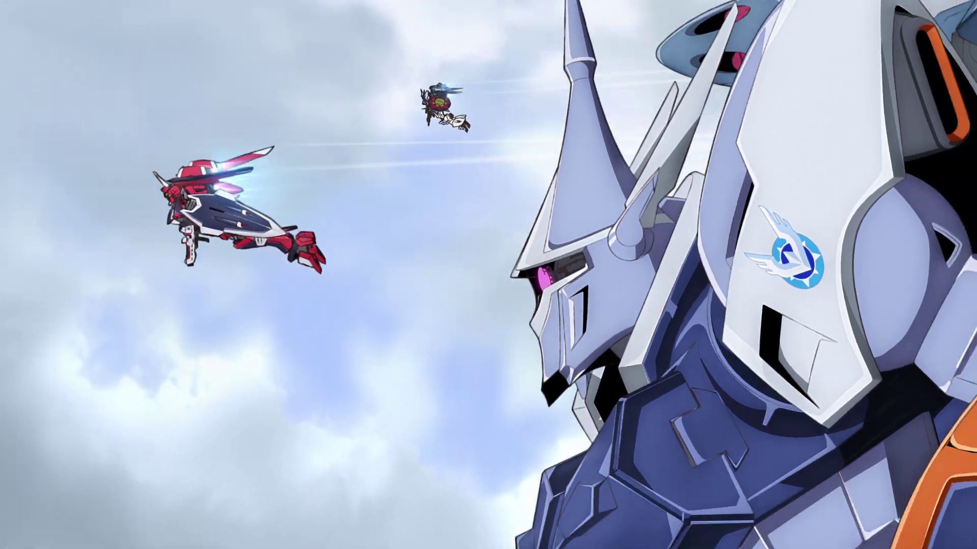 这个蓝色的新机体似乎是新妹子的机体