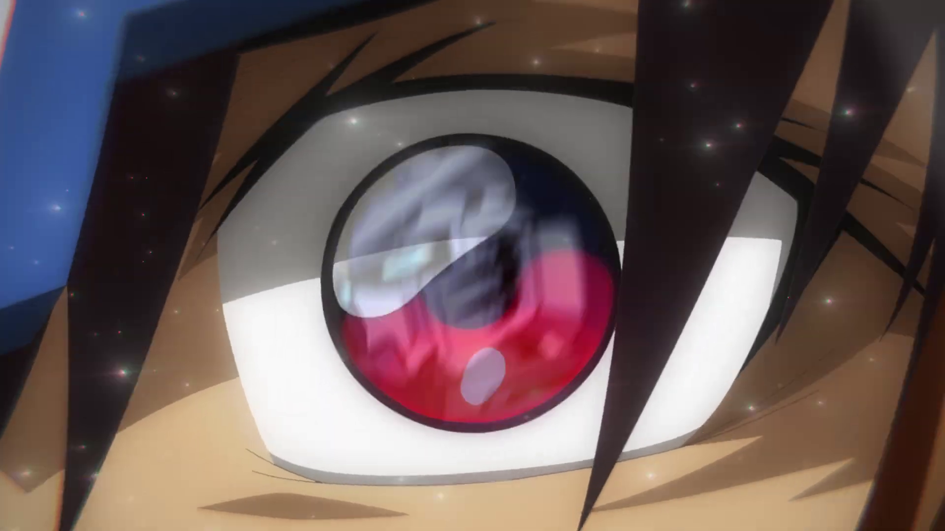 基拉眼睛中似乎有 Rising Freedom 的镜像