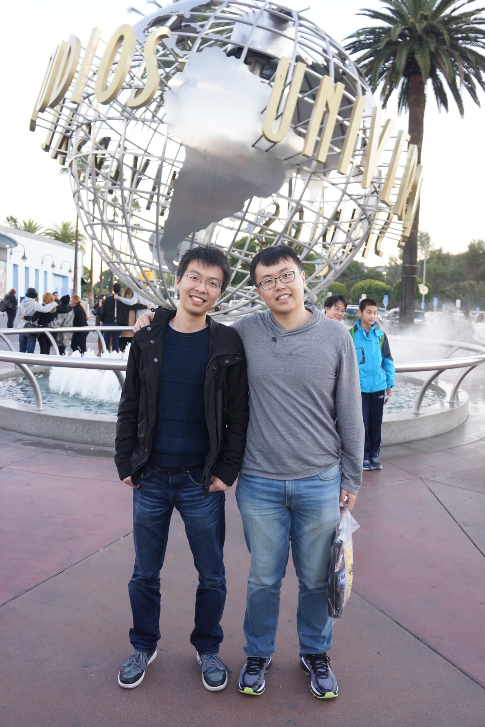 环球影城外的留影