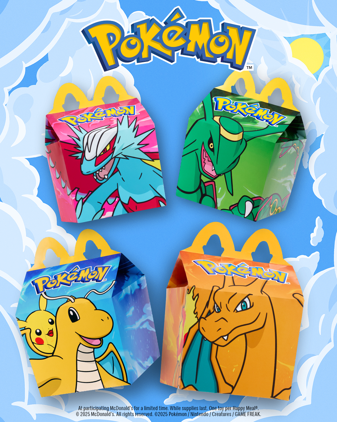 McDonald’s Dragon Type Pokemon Themed Happy Meal