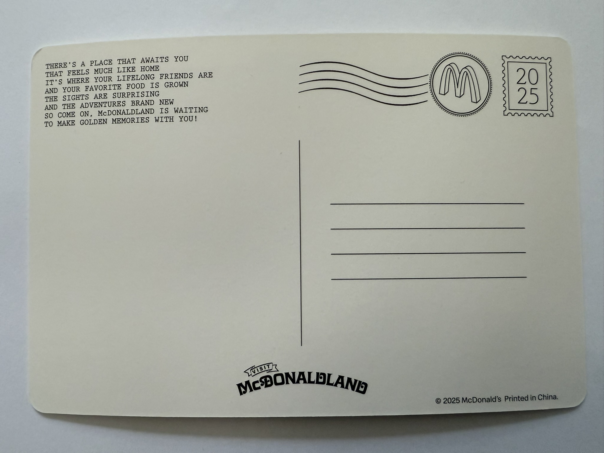 McDonaldland Souvenir