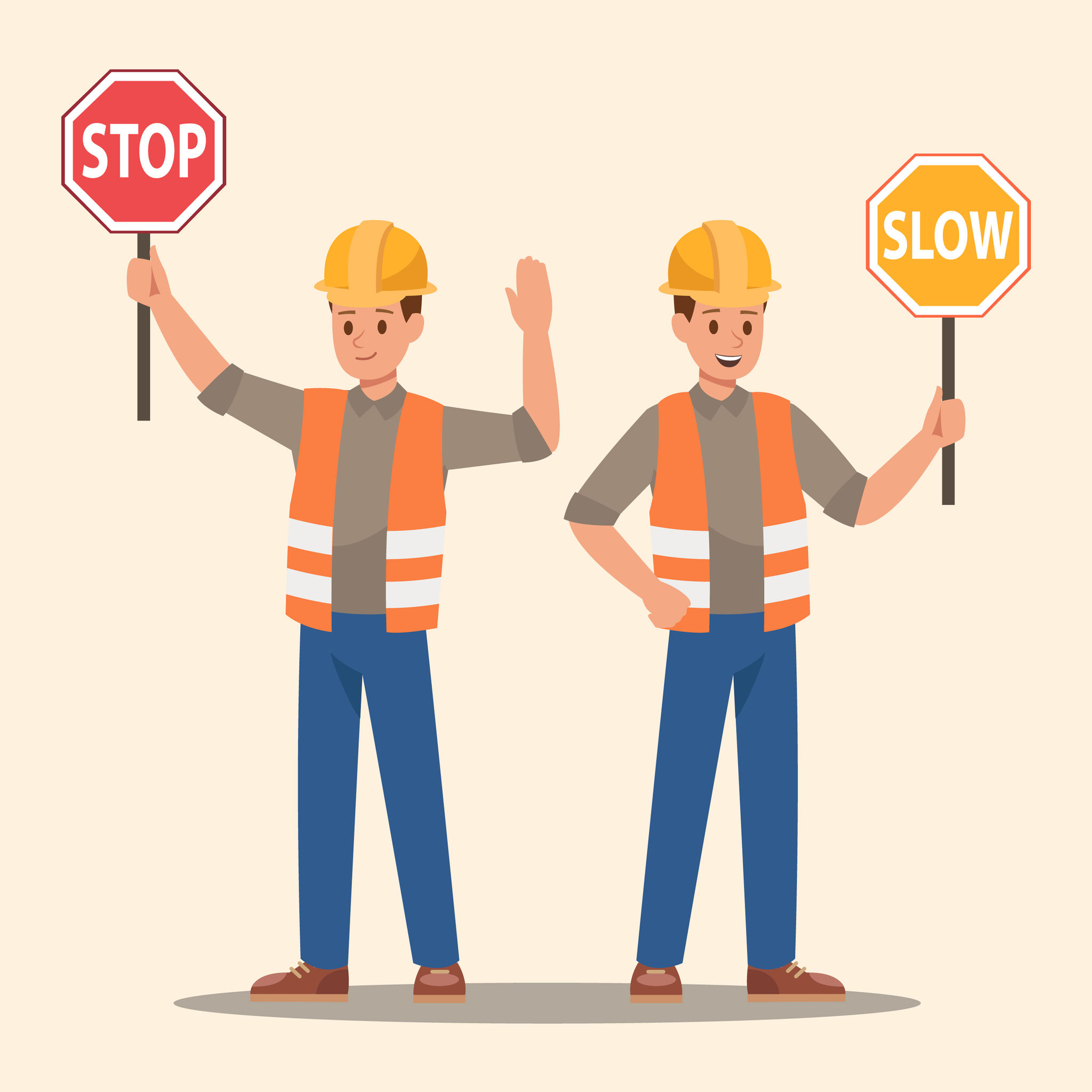 STOP/SLOW Paddle