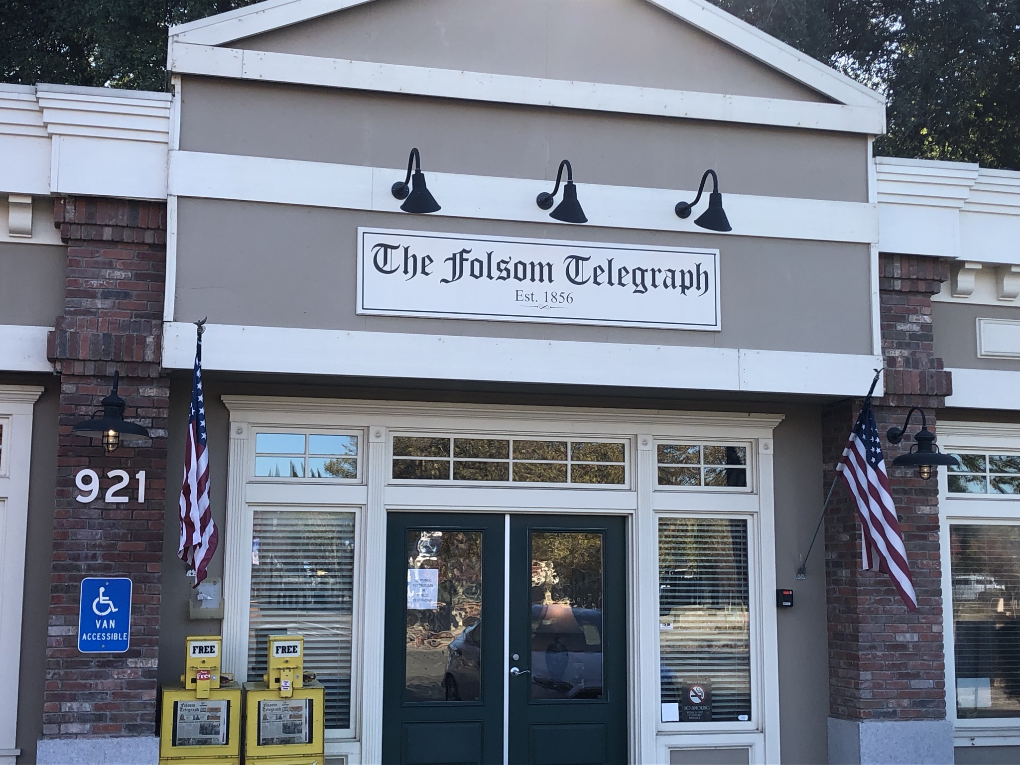 当地“The Folsom Telegraph”报社