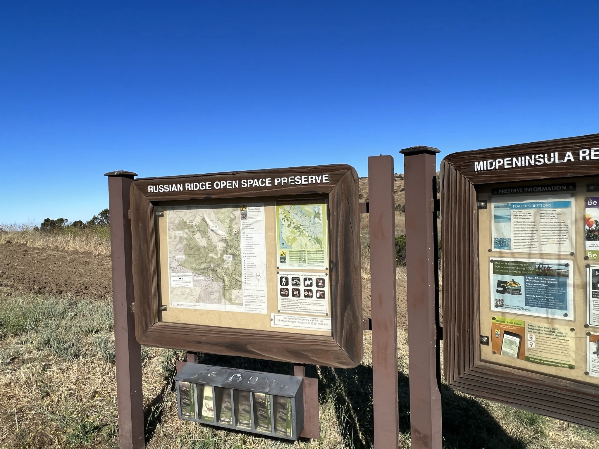 先去 Russian Ridge Open Space Preserve