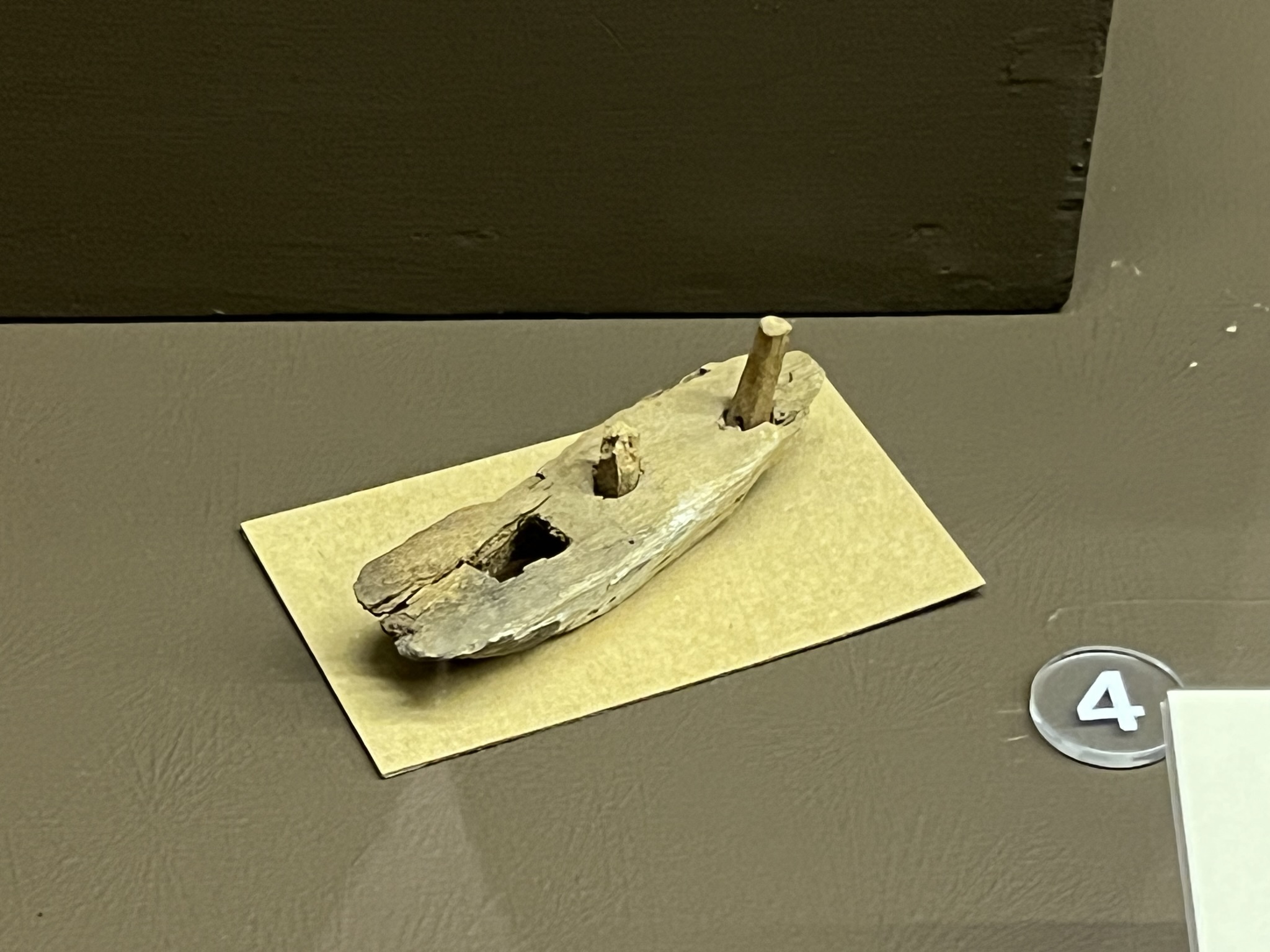 有钱人小孩的玩具船，据说上面以前还有帆，可以在自己家的池子里开着玩