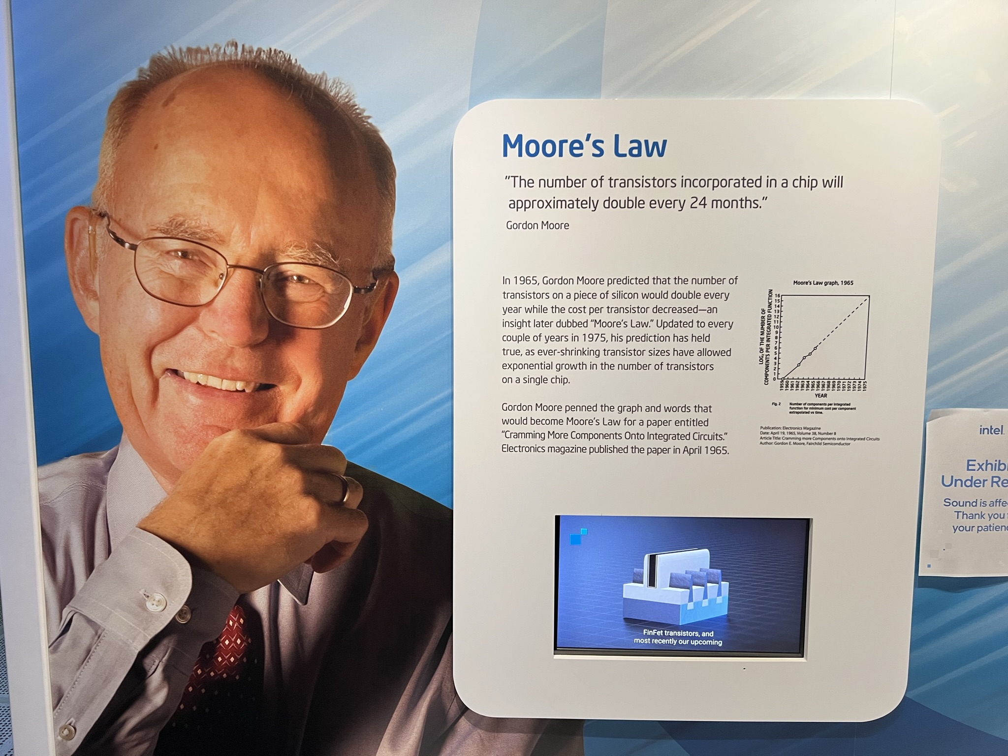 著名的摩尔定律，小学一年级就教了