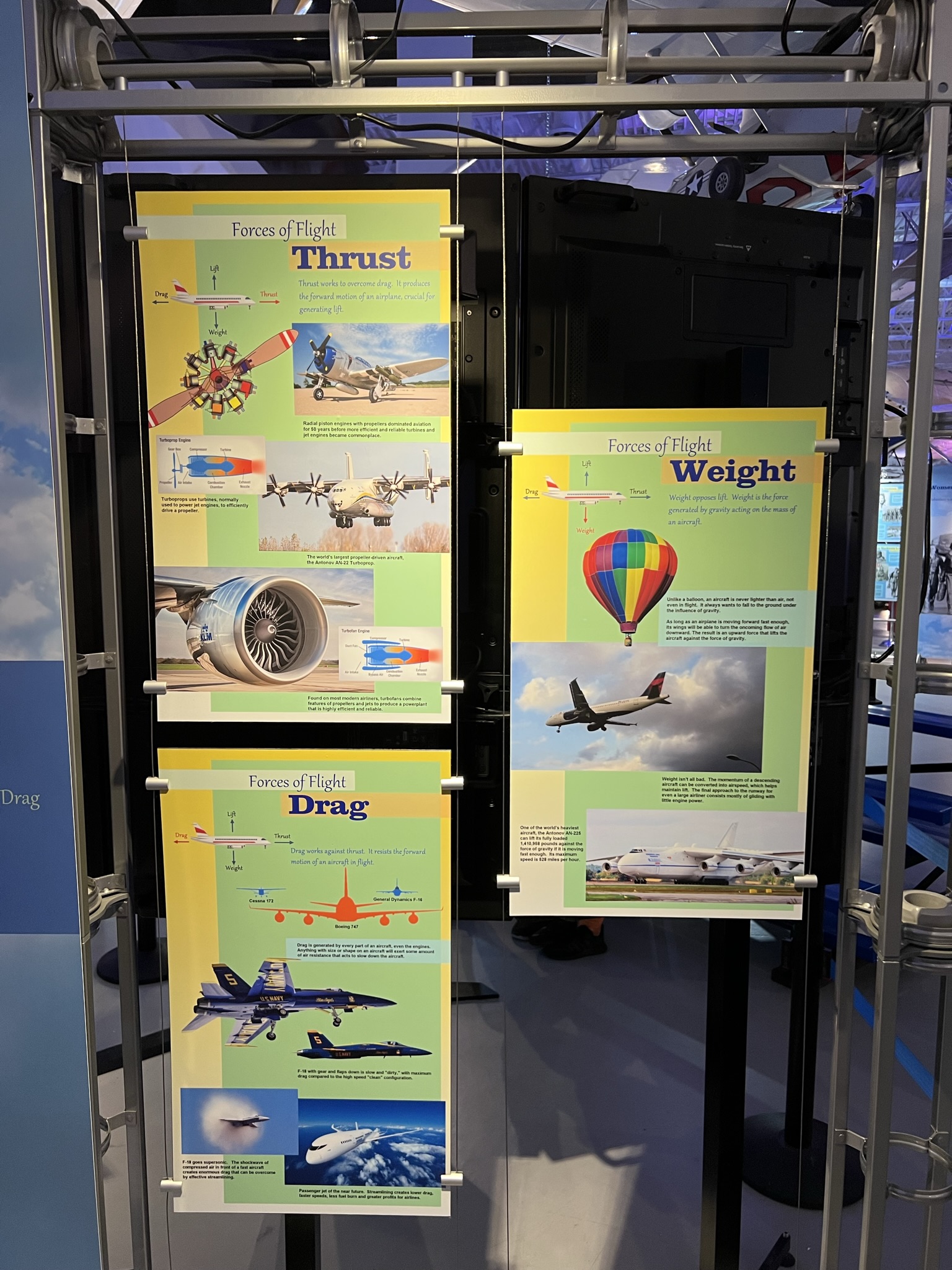 重力，推力，拉力