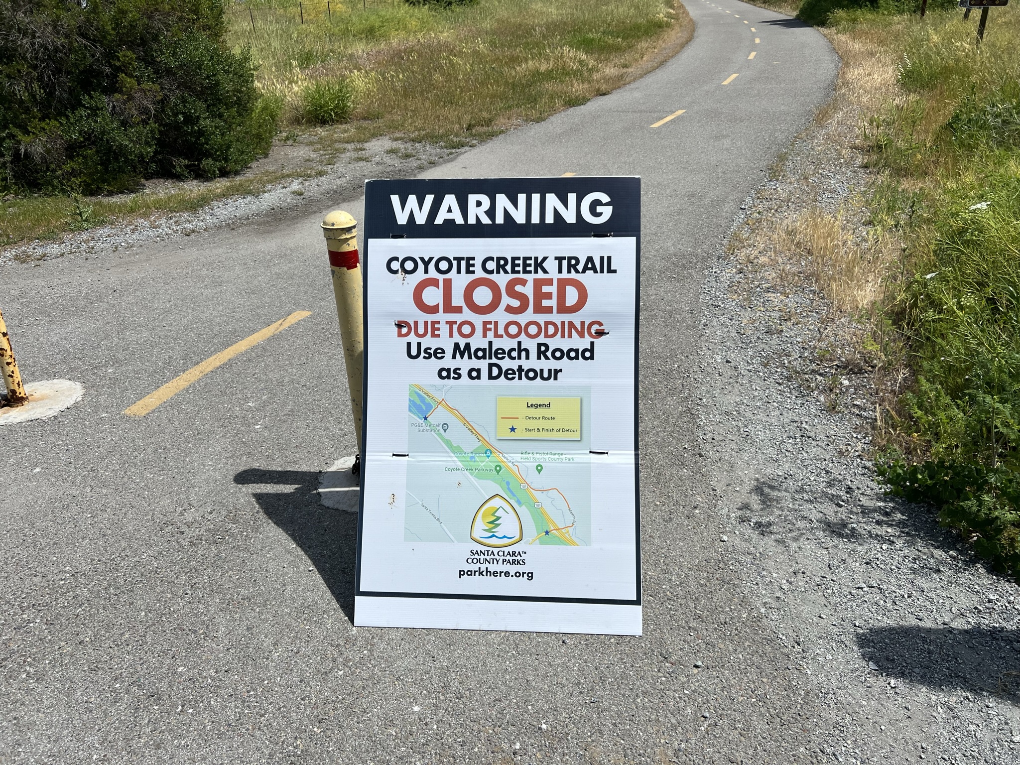 因为洪水，需要改道，还是不去了