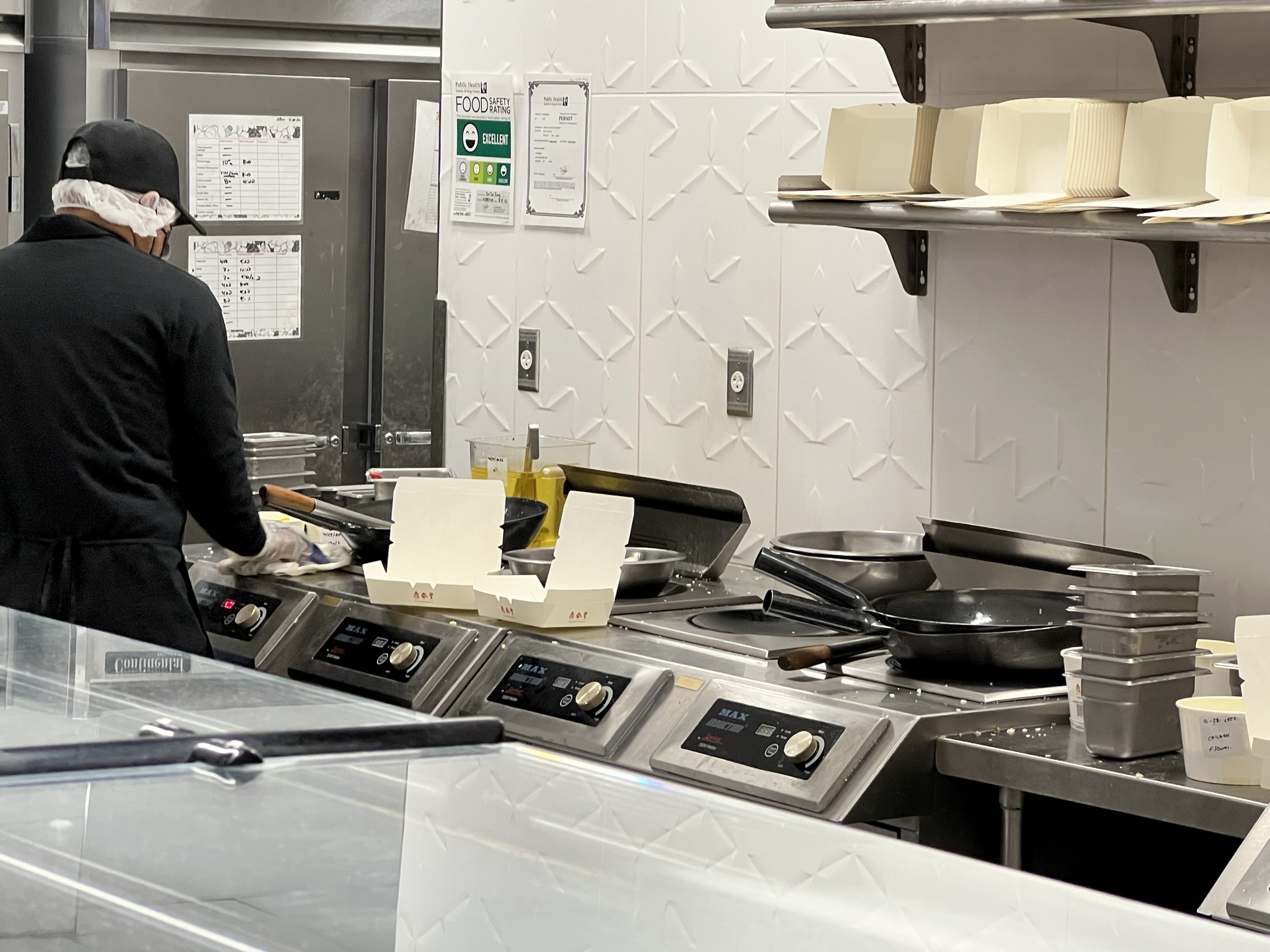 场馆里的鼎泰丰炒饭