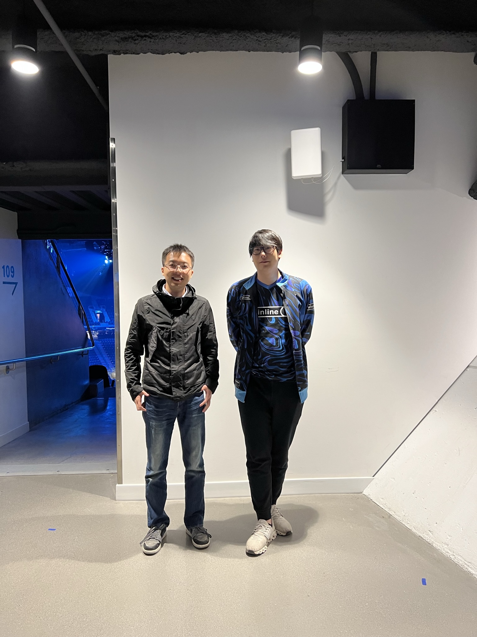 我和 2000 哥的合影