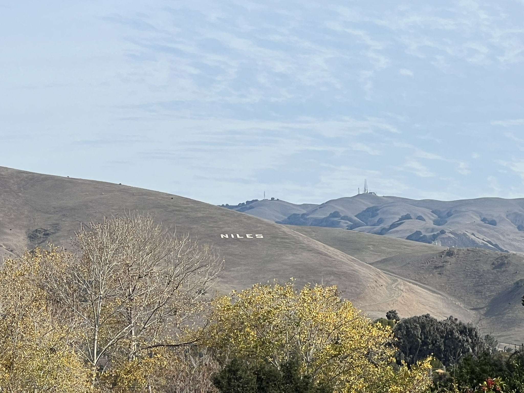 山上写着 NILES