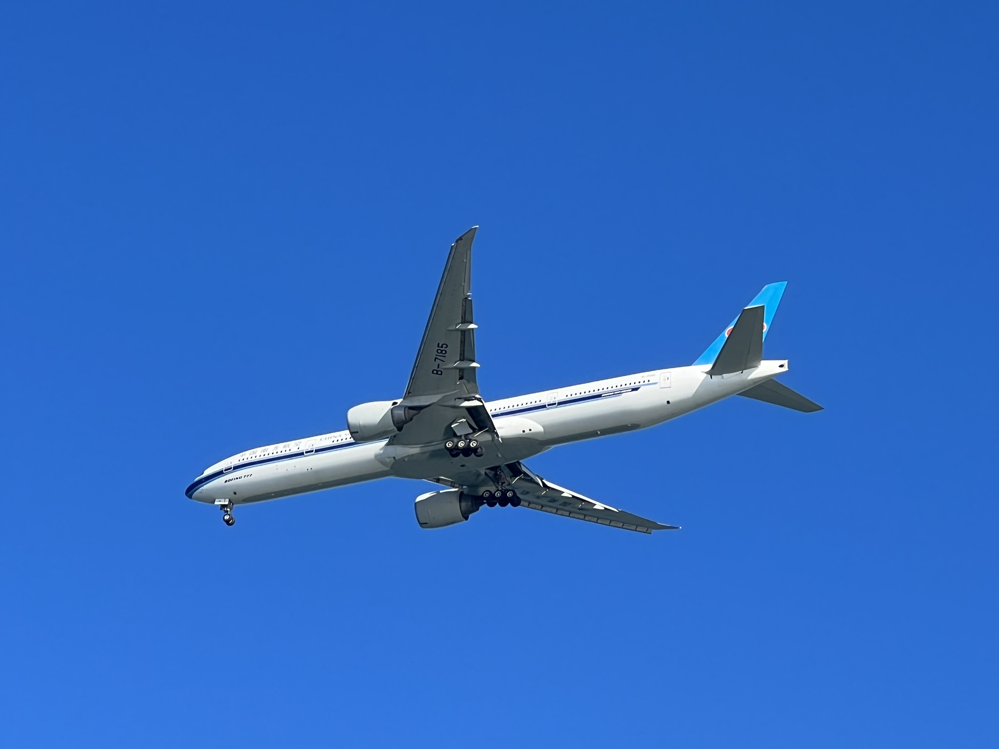 中国南方航空的飞机