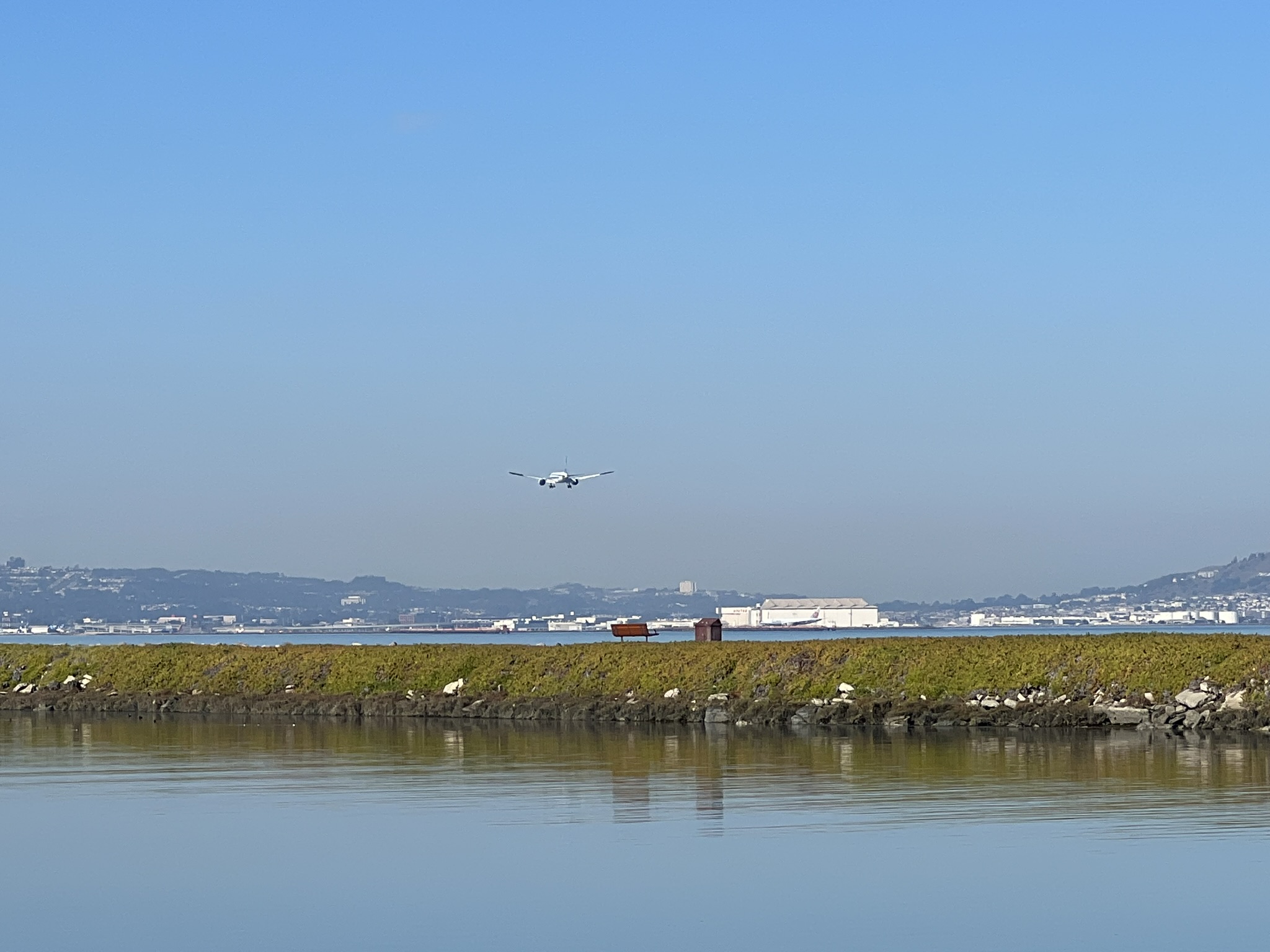 准备降落 SFO 机场