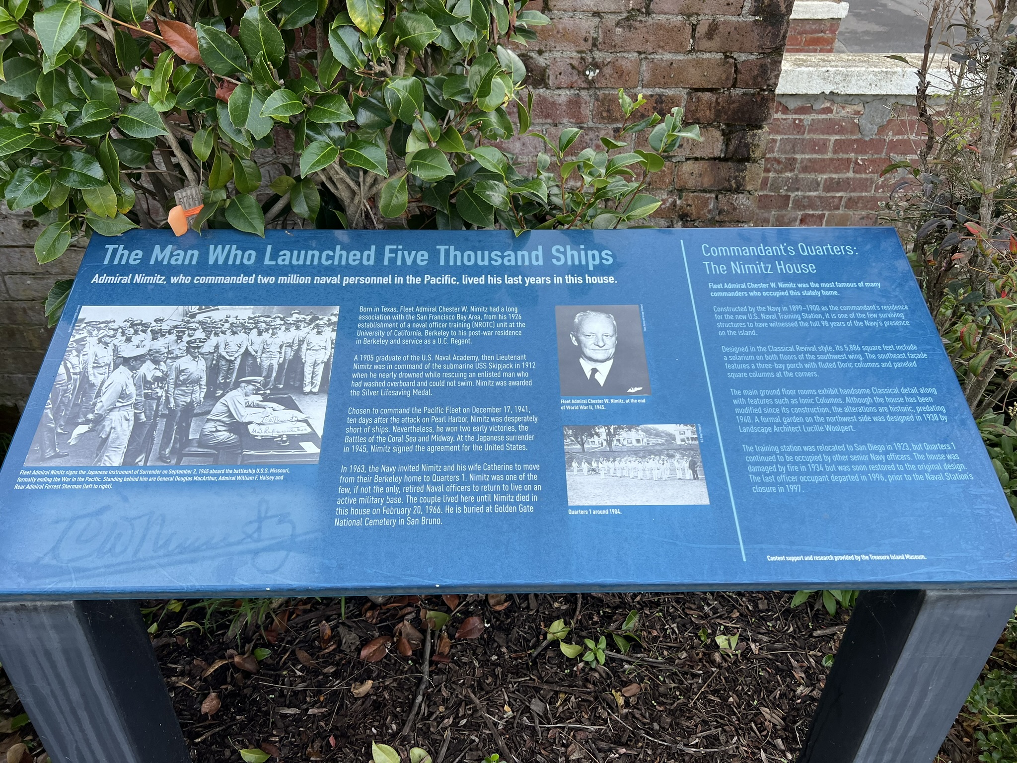 这个原来是美国海军五星上将尼米兹的老宅
