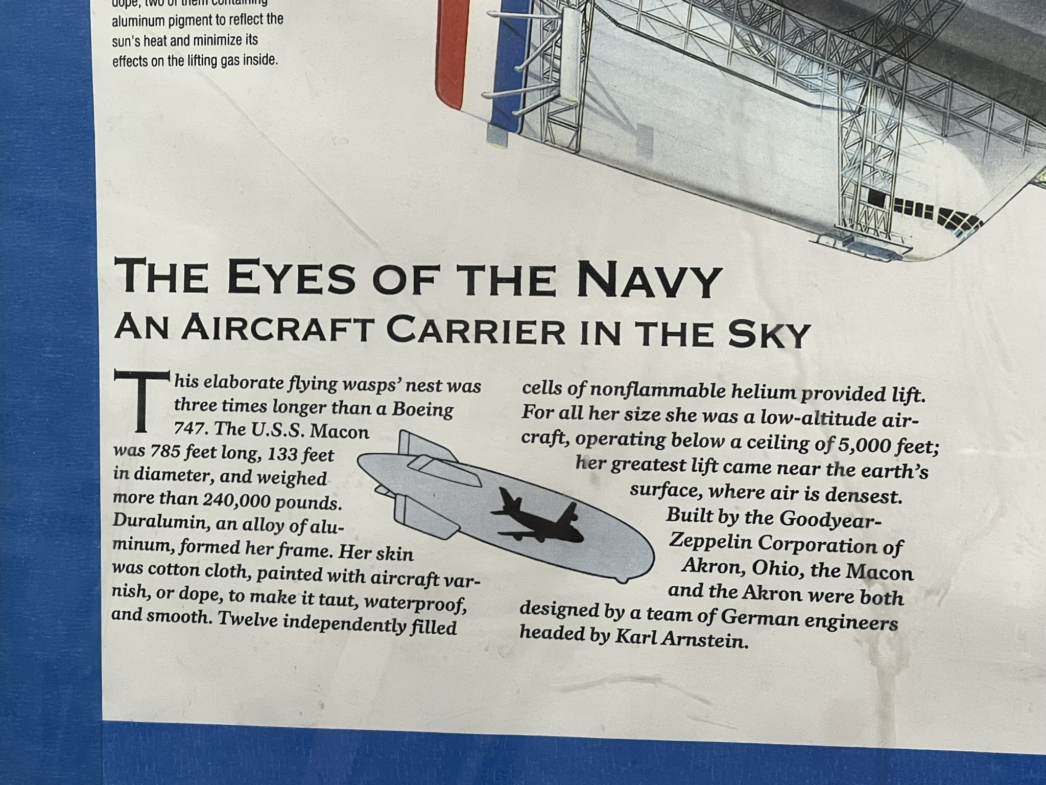 USS Macon VS Boeing 747