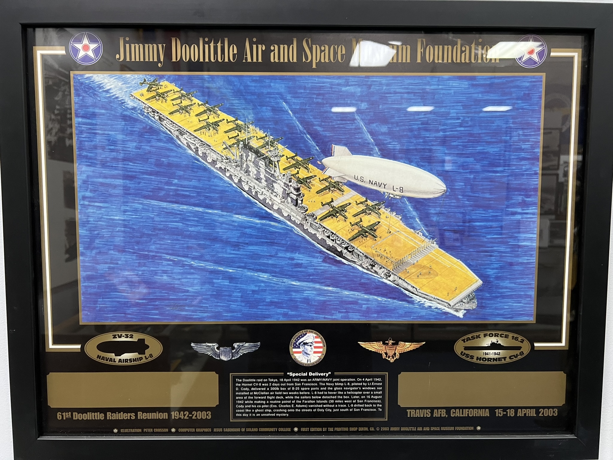USS Hornet CV-8 和飞艇