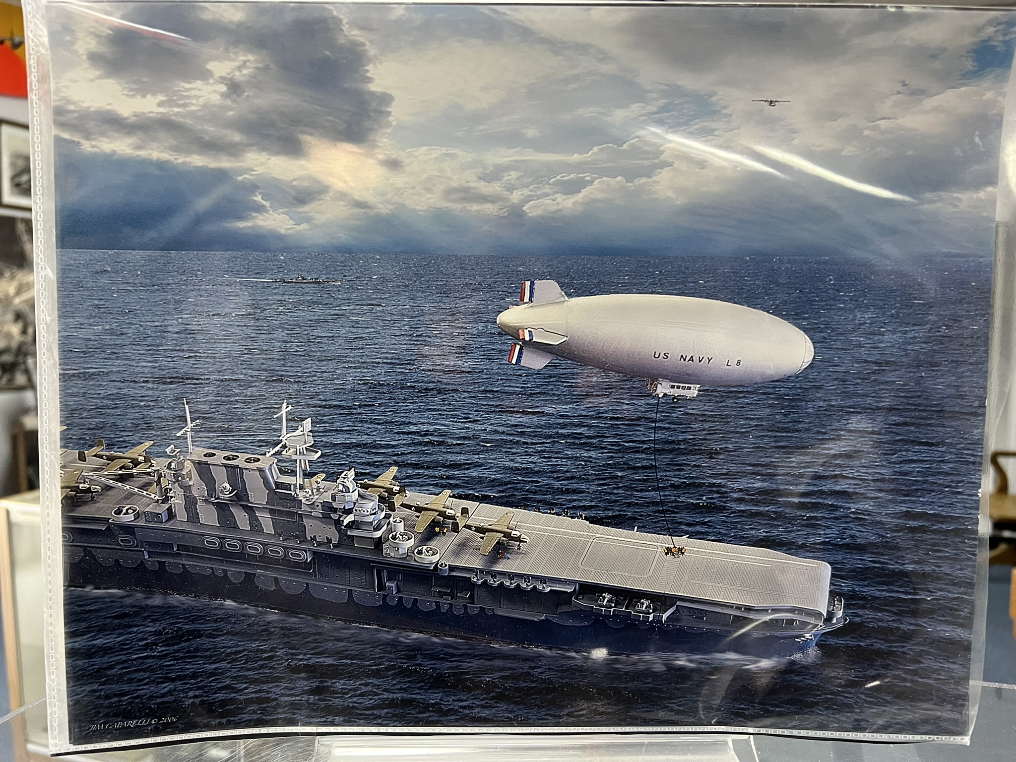 USS Hornet 和飞艇