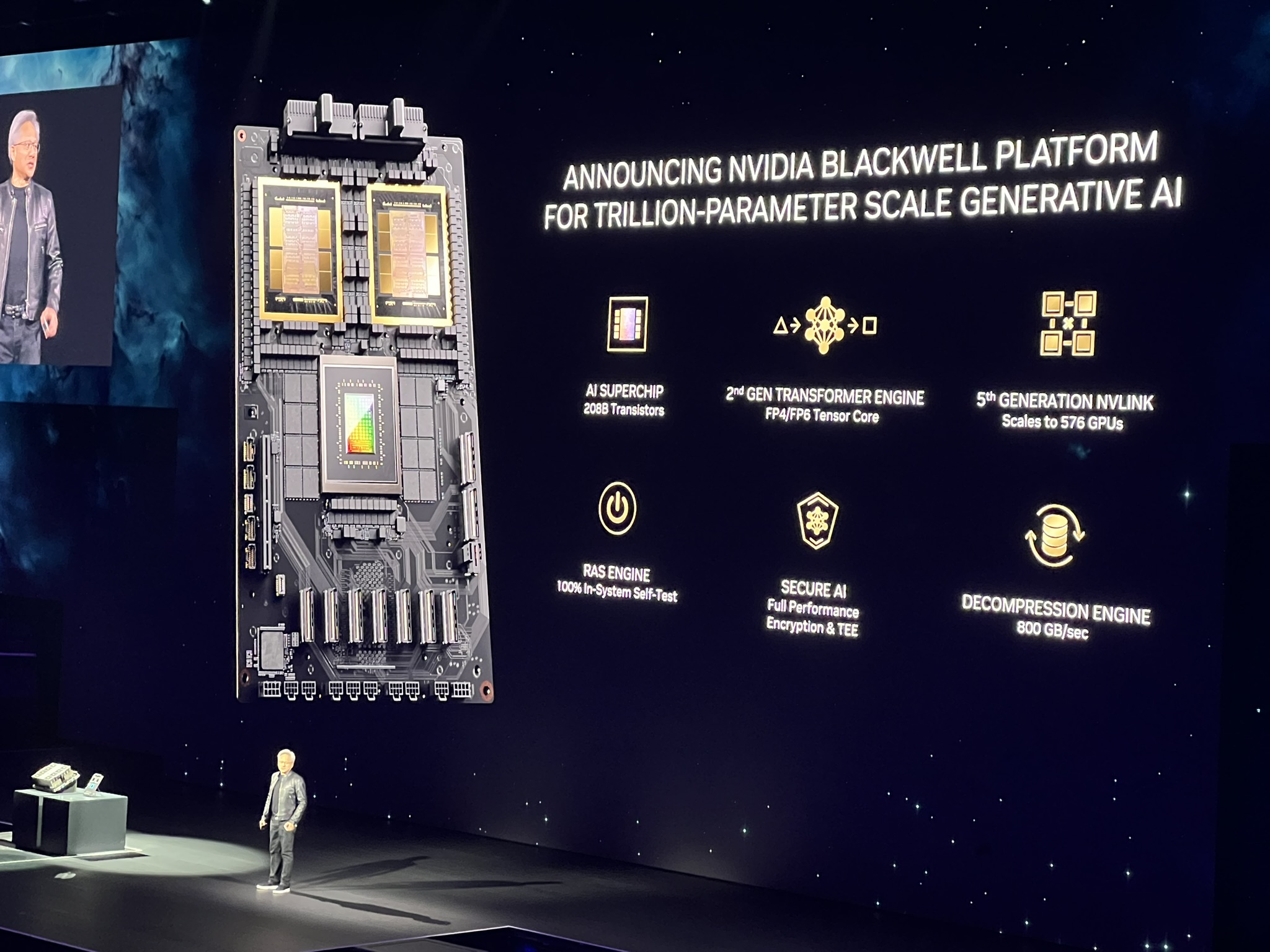 黄老板发布了 Blackwell 架构的 GPU 和计算平台