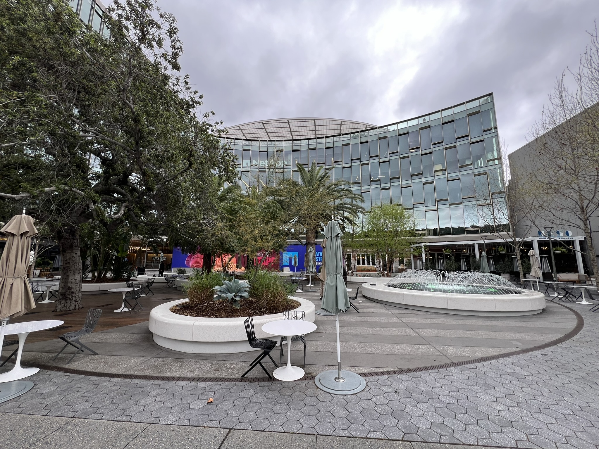 NetApp 这个公司似乎在 Santana Row 中心