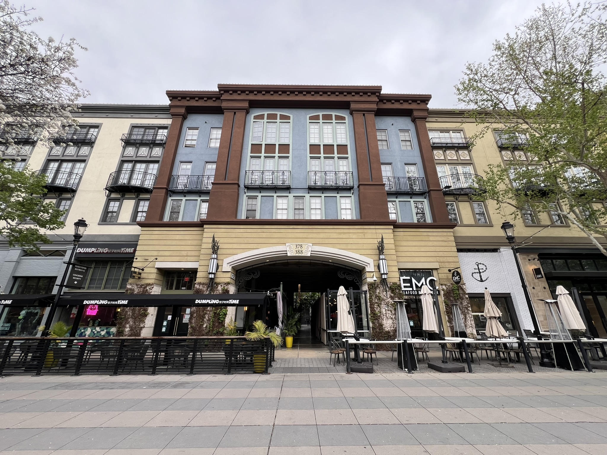 Santana Row 欧式建筑