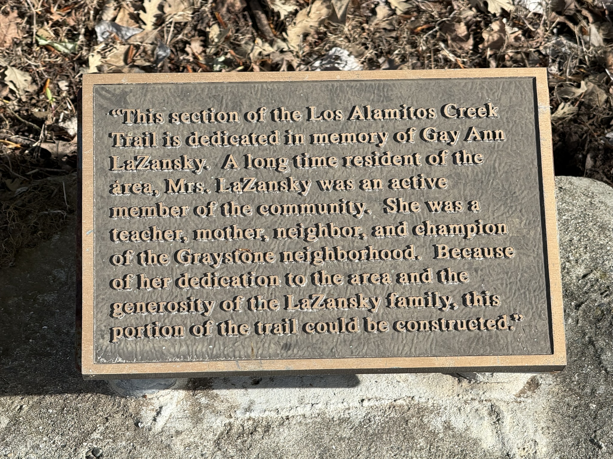 Los Alamitos Creek Trail South