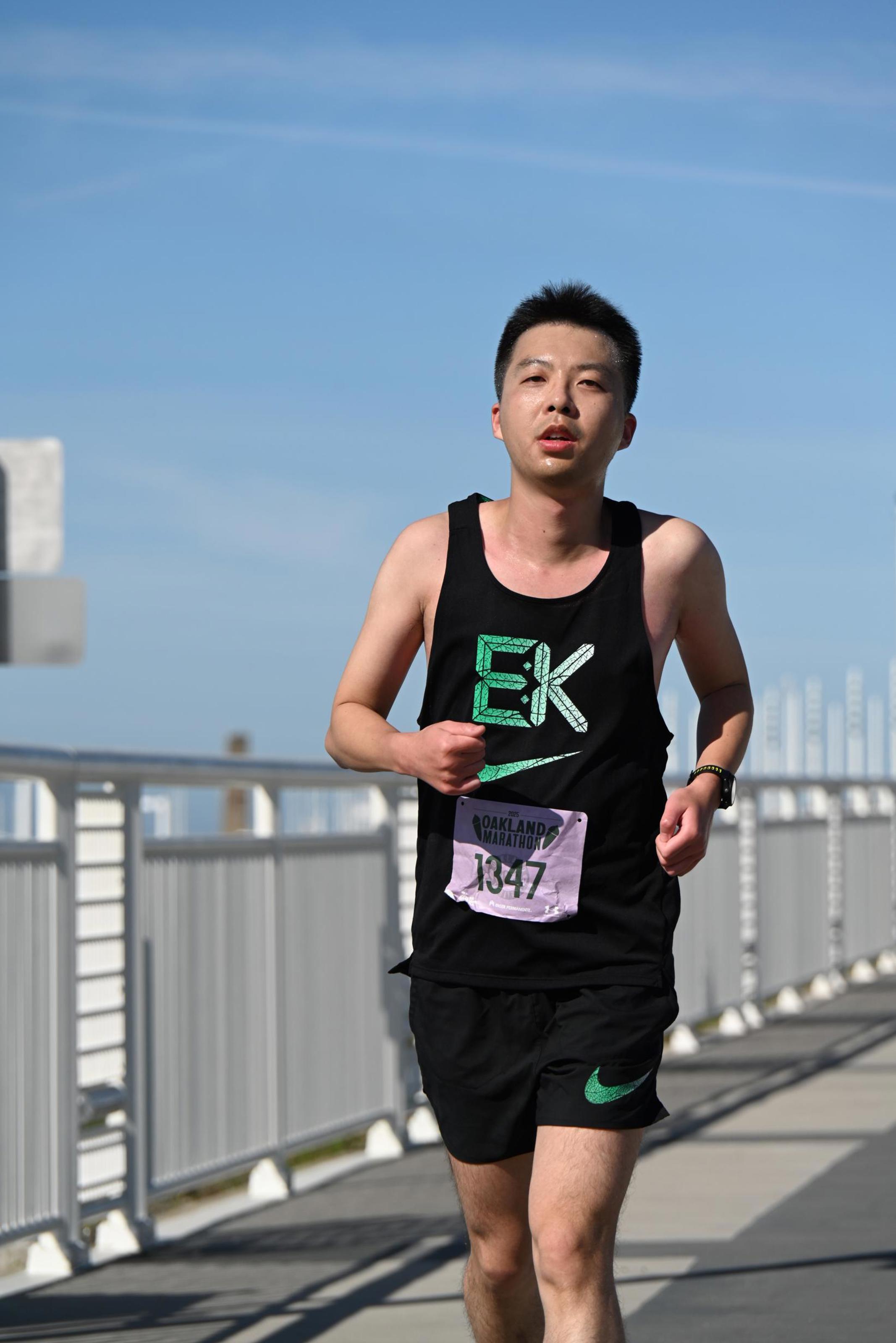 在 The Bay Bridge 上的时候