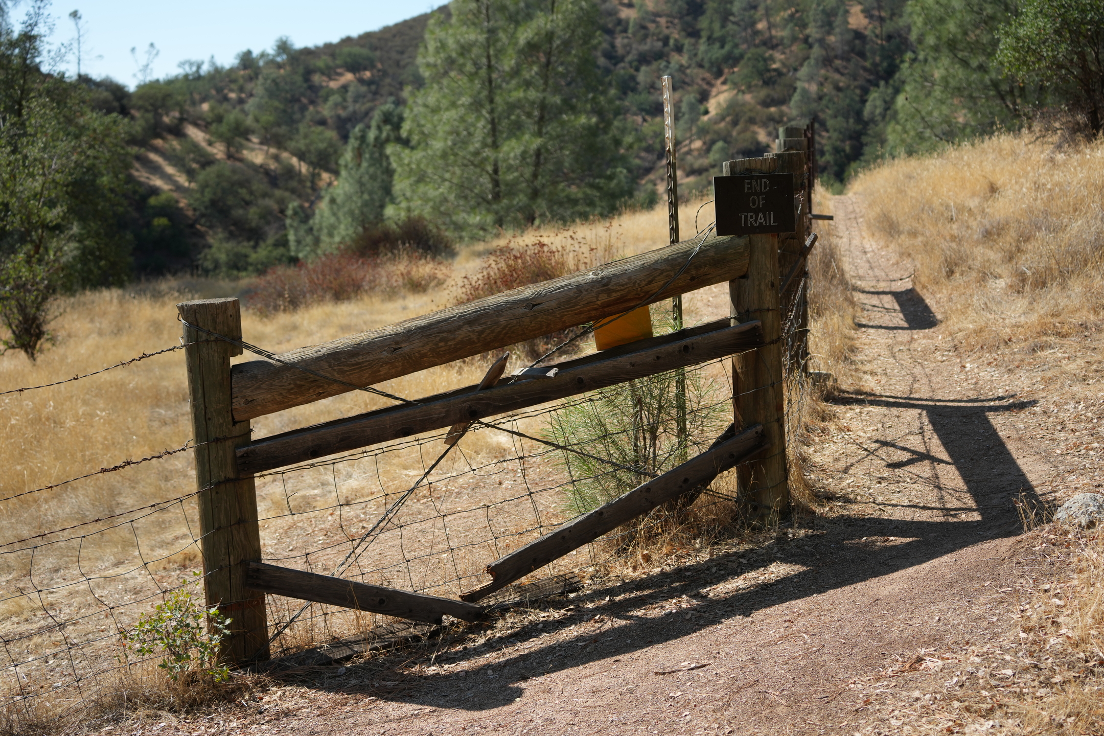 The End of Southern Wilderness Trail