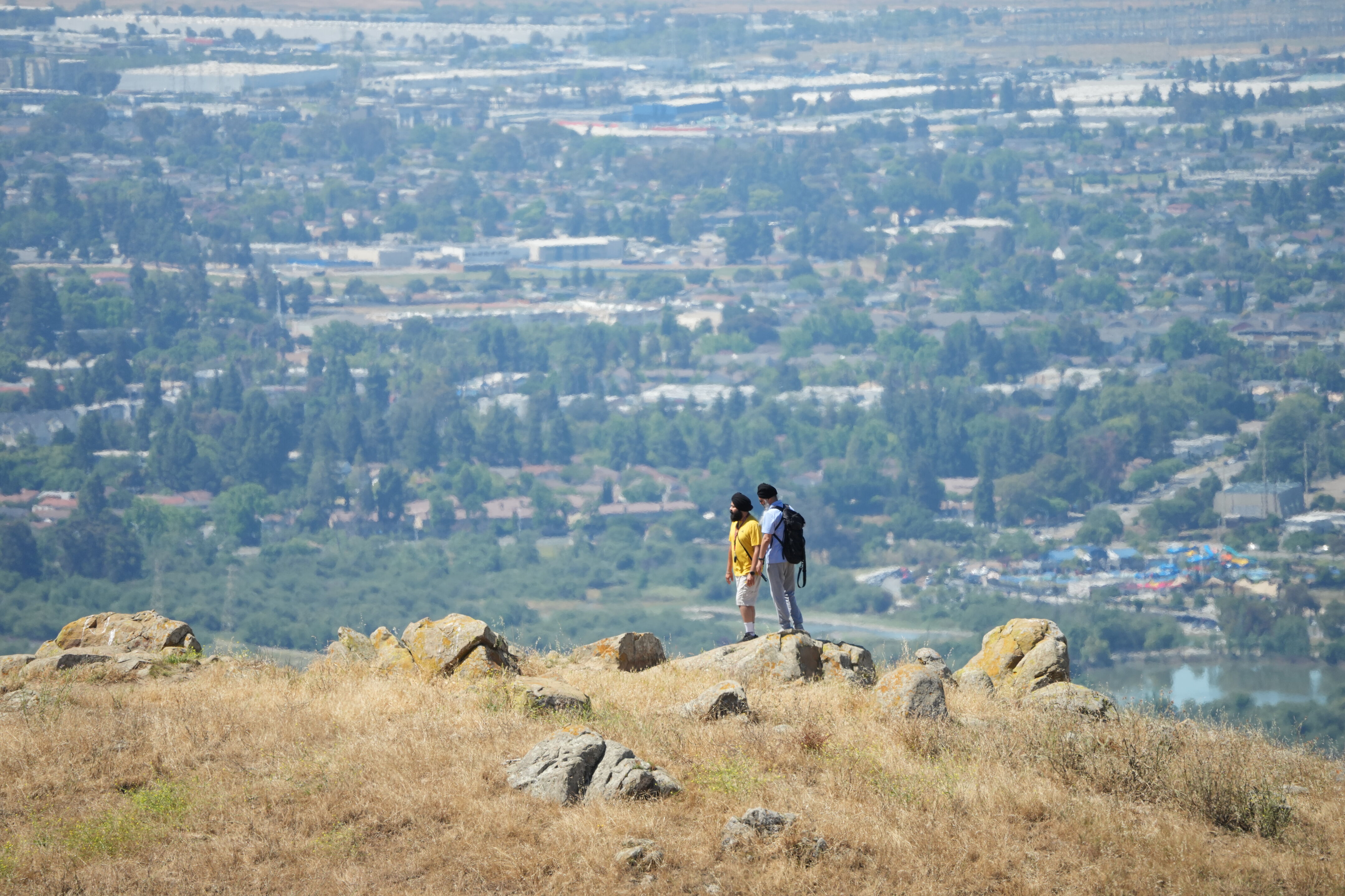Sikh Visitors at Vargas Plateau Regional Park View Point